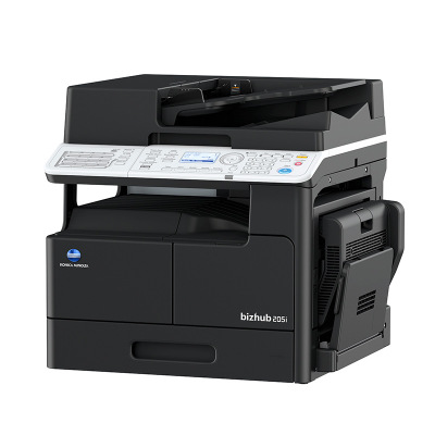 柯尼卡美能达bizhub 205i A3黑白复合机打印复印扫描多功能一体机