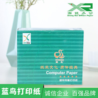 蓝鸟打印纸 电脑针式打印纸联单打印纸 多型号规格电脑连打纸