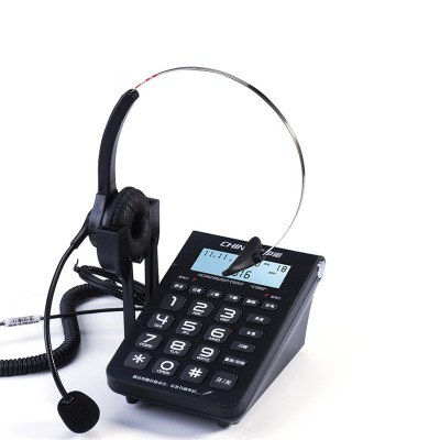 中诺C282呼叫中心坐席客服话务员耳麦电话机固定座机耳机头戴式