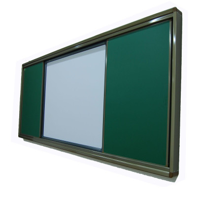 组合推拉黑板 白板绿板 教学 可定制 量大优惠教室白板推拉式绿板