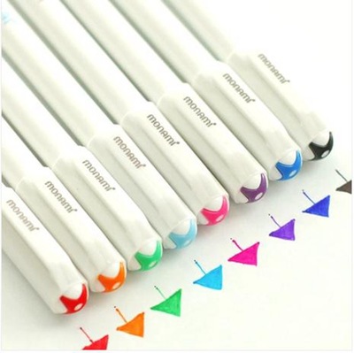 韩国慕娜美Jell Line 慕那美208中性笔套装 彩色中性笔 0.4水笔