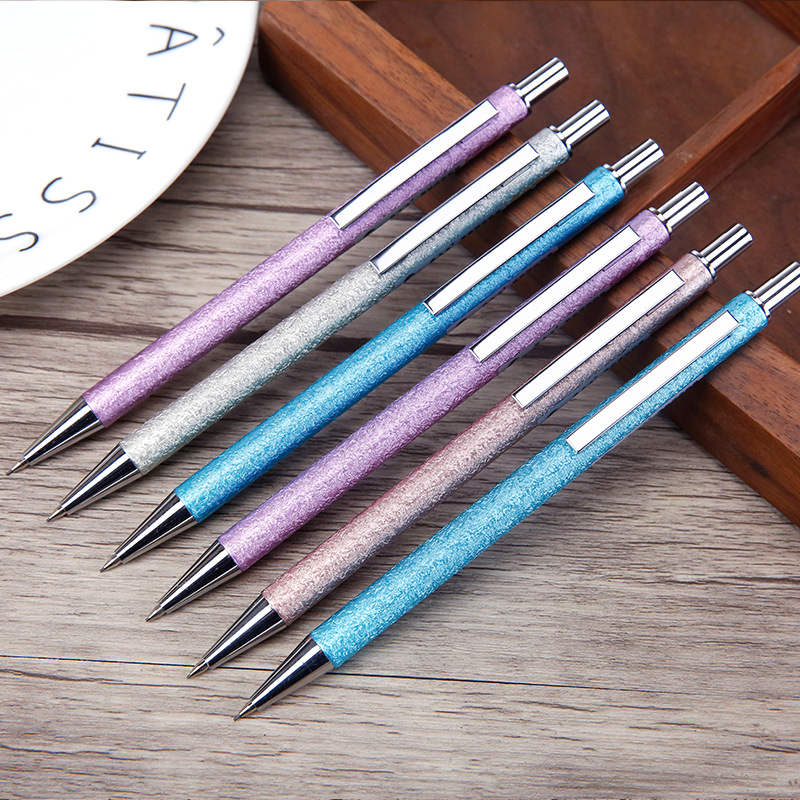厂家直销新款创意金属自动笔儿童学生可替芯铅笔礼物奖品自动铅笔