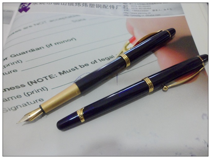上海老款810钢笔 铱金笔批发 学生练字钢笔