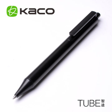 kaco智途TUBE中性笔金属签字笔蓝黑色笔芯0.5mm医生处方笔定制