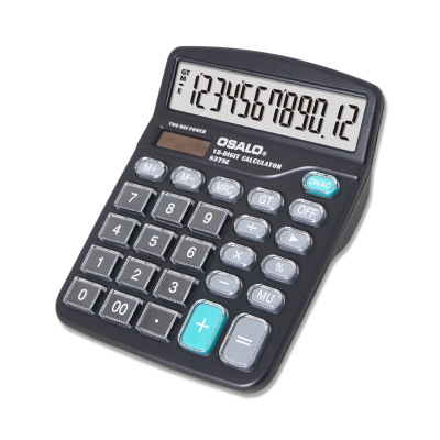 厂家现货 837计算器太阳能计算器水晶按键计算器台式办公财务计算