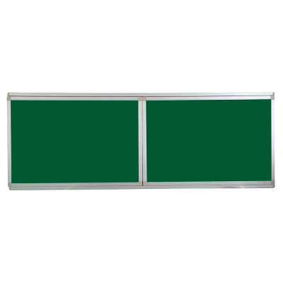 多媒体教室磁性绿板平行组合推拉式绿板多规格可定制单面推拉黑板