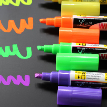 黑板专用荧光笔 LED电子板发光笔 玻璃板液态书写笔 一套八色画笔