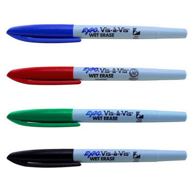 美国EXPO16001 16002 16003 16004三福水溶性记号笔水性打点笔