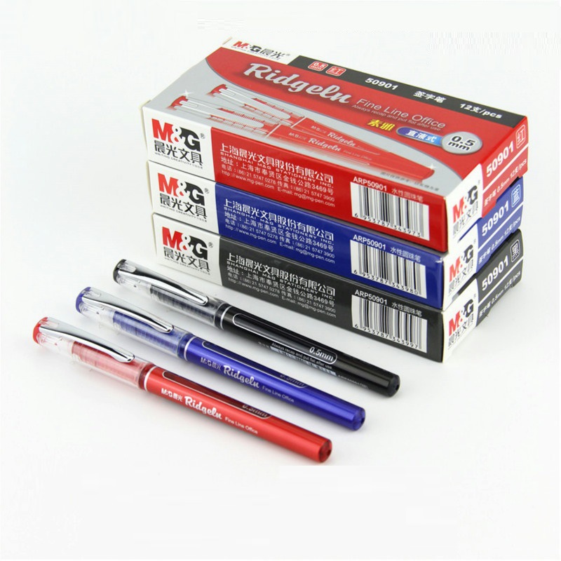全针管直液式签字笔ARP50901学生水笔考试中性笔0.5mm直销批发