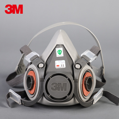 3M 6200+6001cn一套呼吸防护面罩批发 防雾霾防灰尘防颗粒物面罩