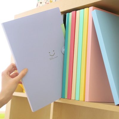 5入多功能塑料插页pp多层A4文件夹 一件代发