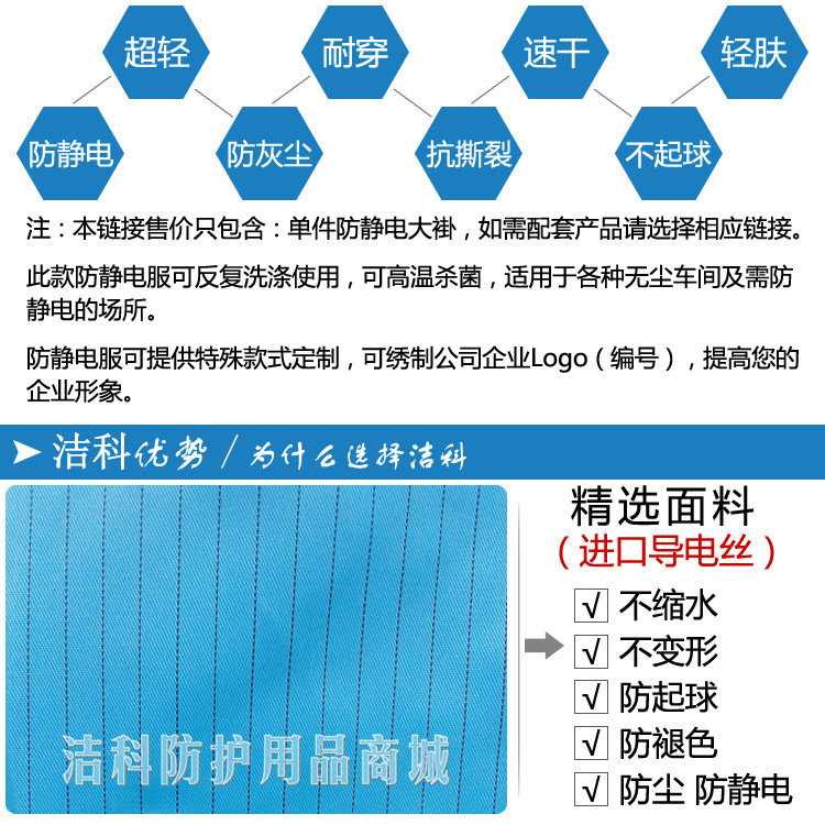 蓝大褂布料放大JK高清图211-3