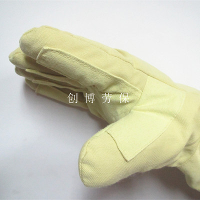 安百利 650度耐高温手套芳纶手套 单晶硅炉隔热手套加厚耐磨手套