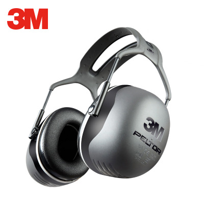 3M X5A隔音耳罩专业防噪音睡眠用X4/3A学习神器超静音降噪耳机