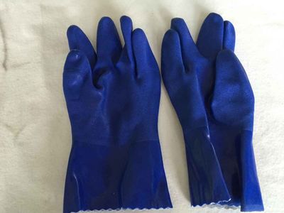 舒意608耐油防滑手套 浸塑手套 劳保手套 工业塑胶手套皮手套批发