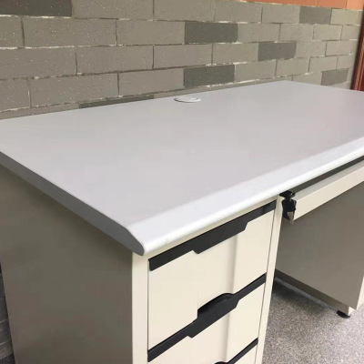 厂家直销 钢制职员办公室电脑办公桌单人 1.2米/1.4米铁制电脑桌