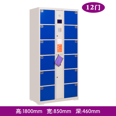 存包柜超市商场智能寄存柜储物柜触摸屏扫描投币指纹锁员工铁皮柜