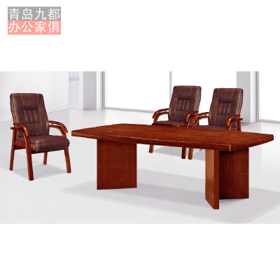 LS018厂家供应办公桌会议桌实木简约进口油漆质量保障可定制特价