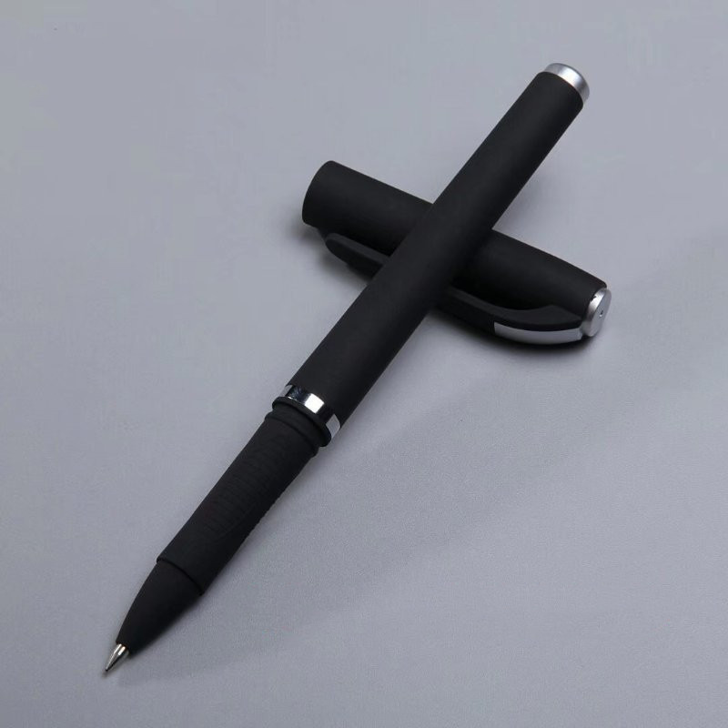 诚隆CL-1002磨砂中性笔黑色0.5mm水笔学生签字笔碳素笔水性笔