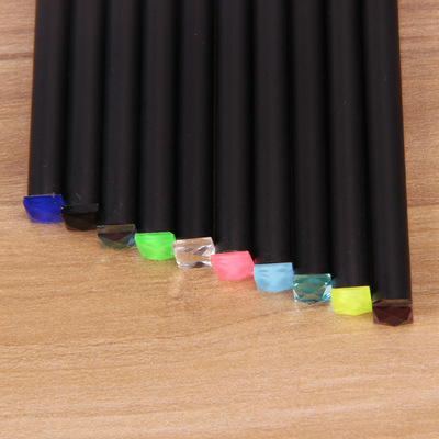 厂家定制 软化HB圆杆黒木铅笔 高品质木制铅笔 高档黒木环保铅笔