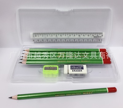 2B铅笔2015圆角木铅笔套装Nieki厂家直销批发