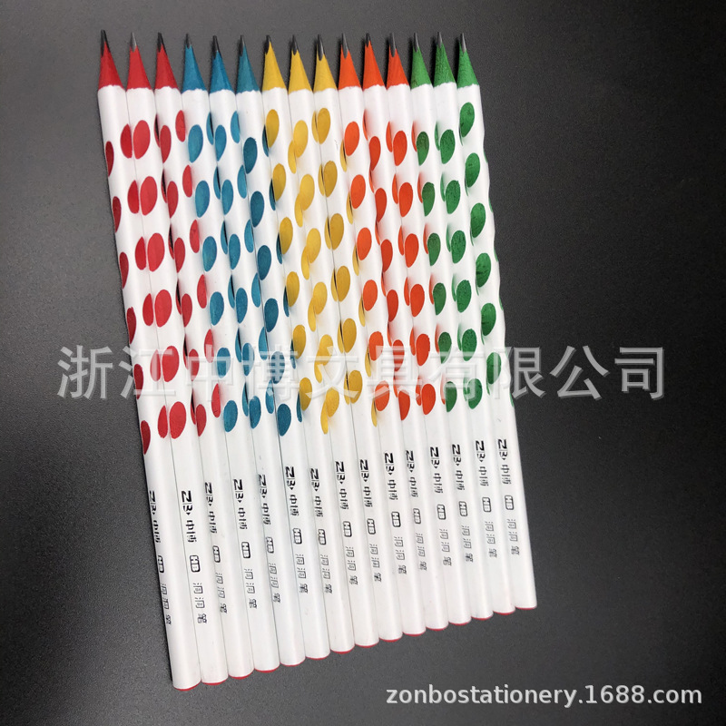 铅笔彩色铅笔 彩板洞洞笔 绘图铅笔 正姿 矫正儿童书写 工厂定制