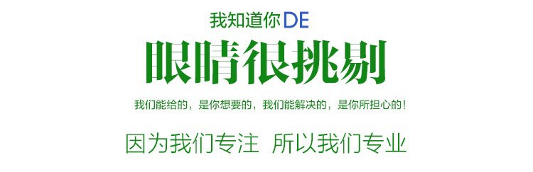 目光很挑