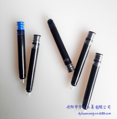 厂家直供口径2.6mm长52mm蓝色,黑色，蓝黑色直液式墨水囊
