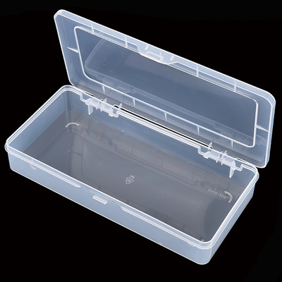 百年好盒EKB205-1 塑料盒子透明收纳盒有带盖PP盒 五金工具零件盒