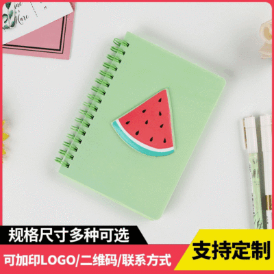 厂家现货 创意简约风格精美迷你随身线圈便签本 PVC记事本 可定制