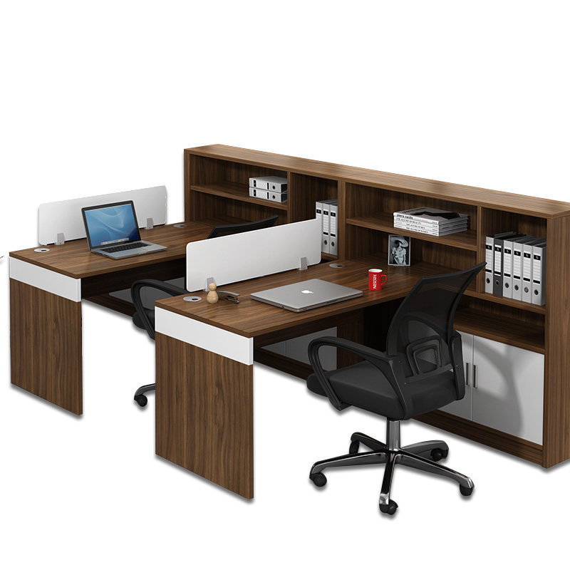 厂家批发4/6人职员电脑办公桌 现代简约工位电脑组合屏风位桌椅