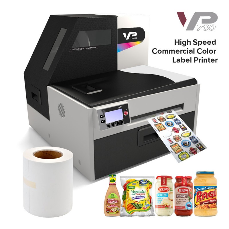 VP700高速商用全彩喷墨打印机 进口数码彩色标签打印机