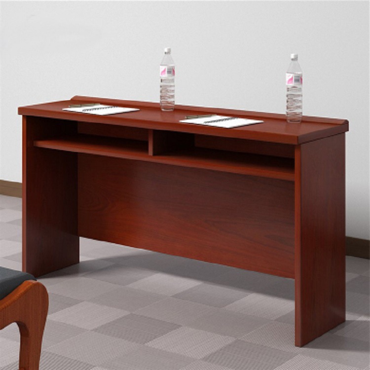 会议室桌椅组合双人油漆木皮条形会议桌培训桌长条桌办公桌子简约