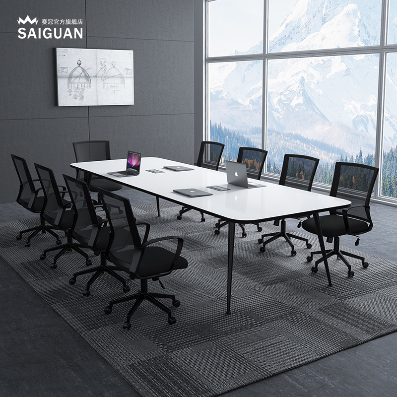 会议桌办公桌公司职场员工隔断工位4办公室桌椅组合8六人位定制