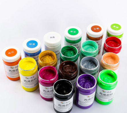 36色颜料套装 防水 墙画 纺织 手绘 DIY 儿童彩绘 丙烯颜料300ml