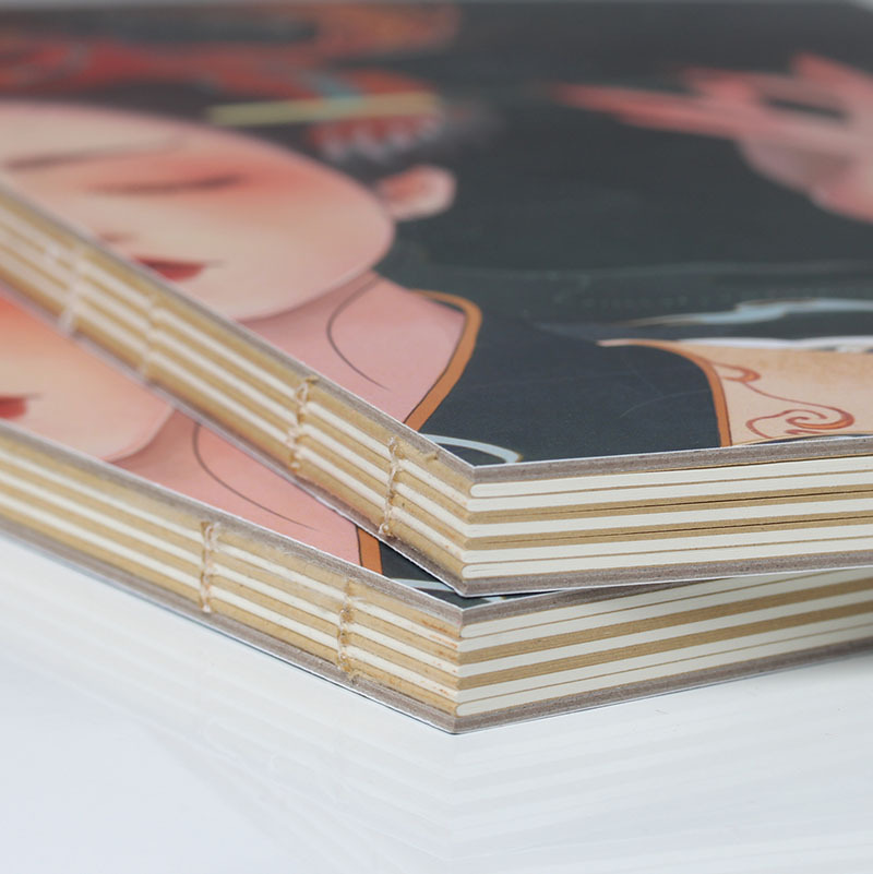 笔记本定制 手账本 精装本 绘画本 文创手账笔记本子宣传画本定做