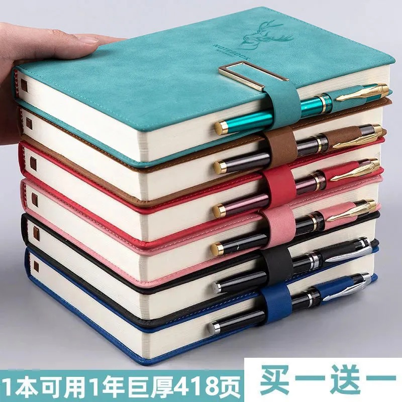 a5皮质记事本子笔记本加厚皮面B5简约商务会议记录本办公文具批发