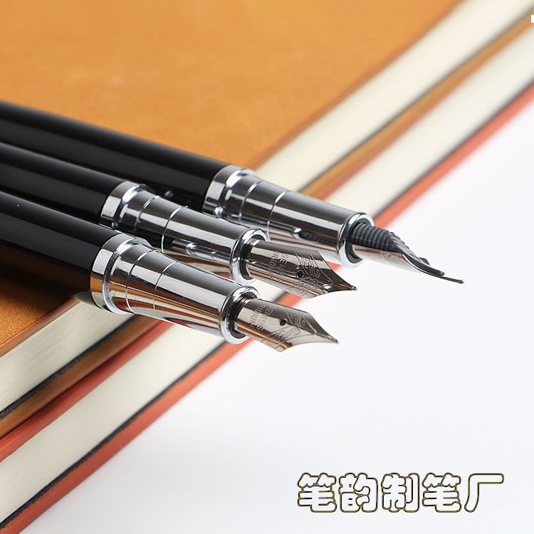 厂家批发 商务金属钢笔 办公礼品笔硬笔周年庆典定制LOGO一件代发