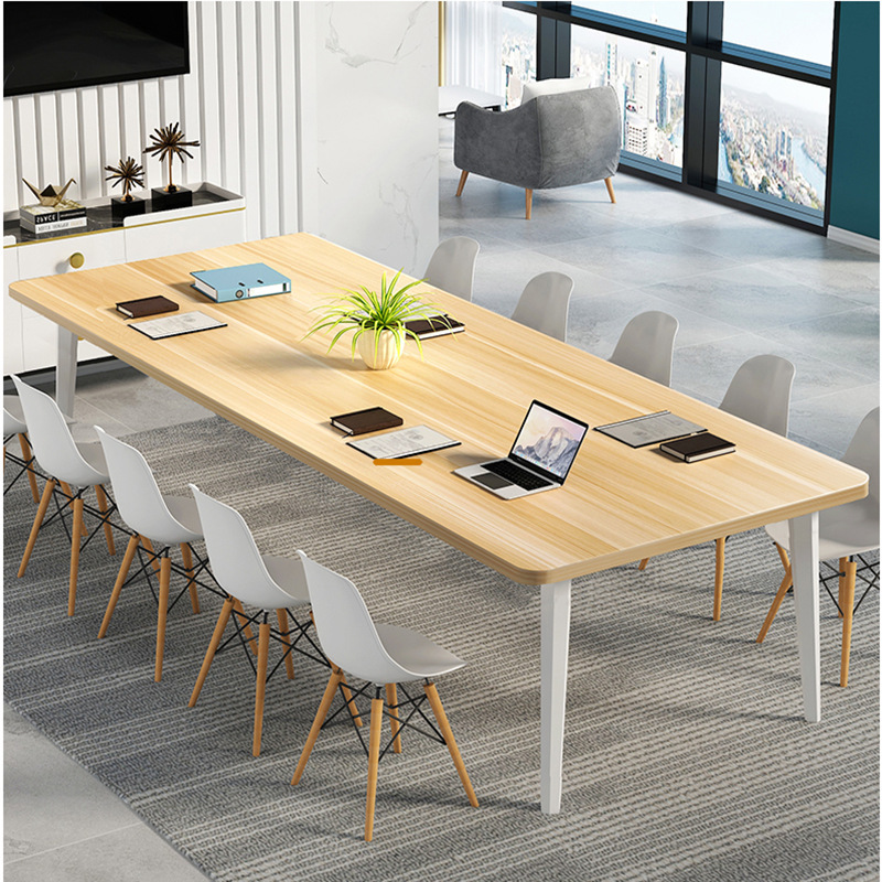 简约办公桌现代会议桌长方形培训桌椅批发组合简易公司加固大桌子