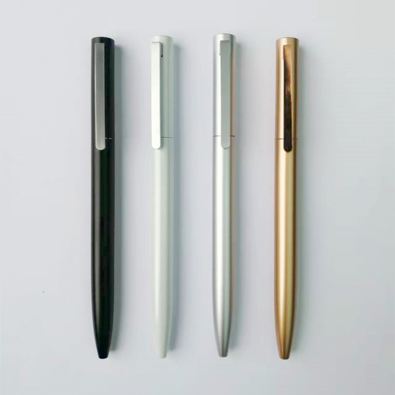 工厂批发小米金属中性笔签字笔圆珠笔广告礼品笔印刷LOGO笔