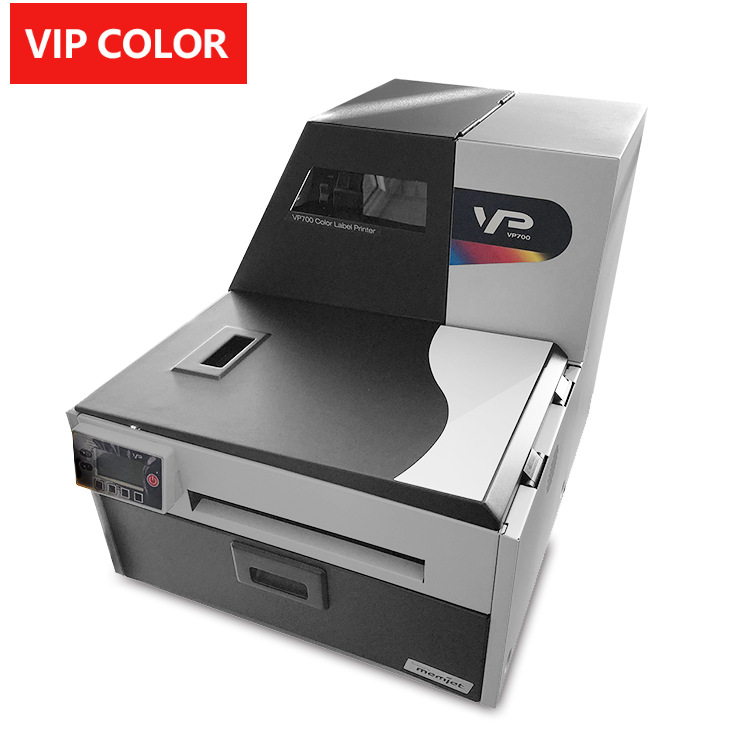 Vip Color VP750彩色标签机A4工业不干胶喷墨印刷二维条码打印机