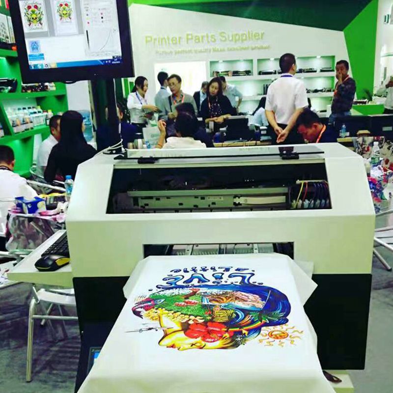 厂家A3彩印数码印花机 直喷棉T恤迷你彩色印花机 服装打印机