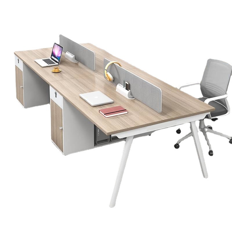 办公家具职员桌简约现代2/4/6人位员工桌子工位屏风办公桌椅组合
