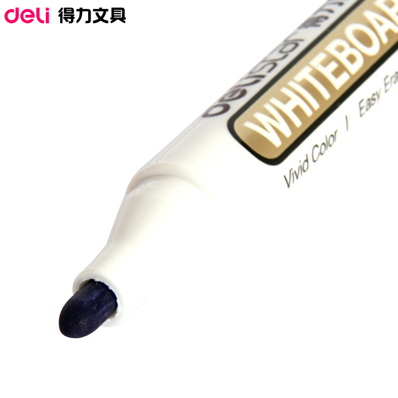 得力6811水性白板笔 白板书写笔 展示板水笔 可擦白板笔批发