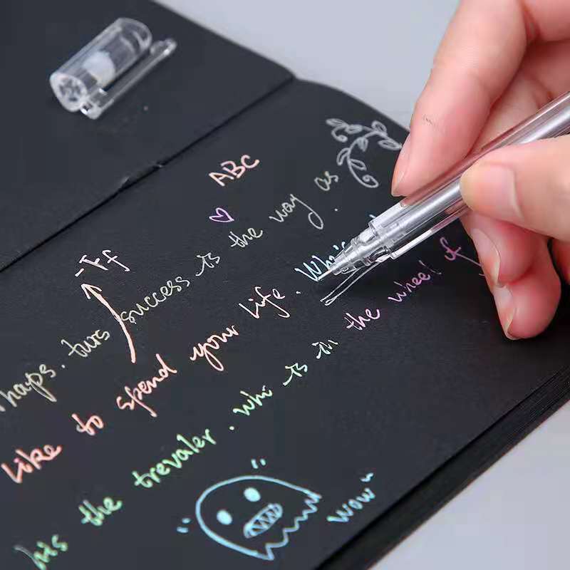 创意 高光中性笔手账笔 荧光笔美术绘画笔彩色笔油漆日记涂鸦笔