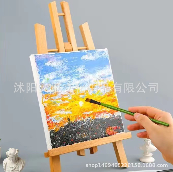 帆布框美术生油画框 画架油画布棉布亚麻丙烯diy画板油画板批发