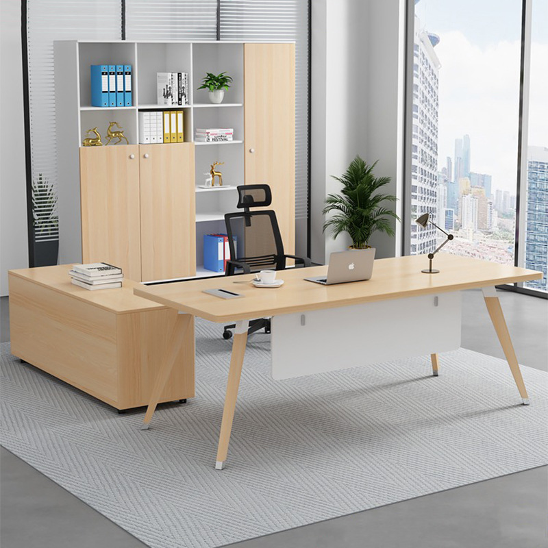 老板桌办公桌简约办公室办公家具全套老板桌椅组合单人经理办公台