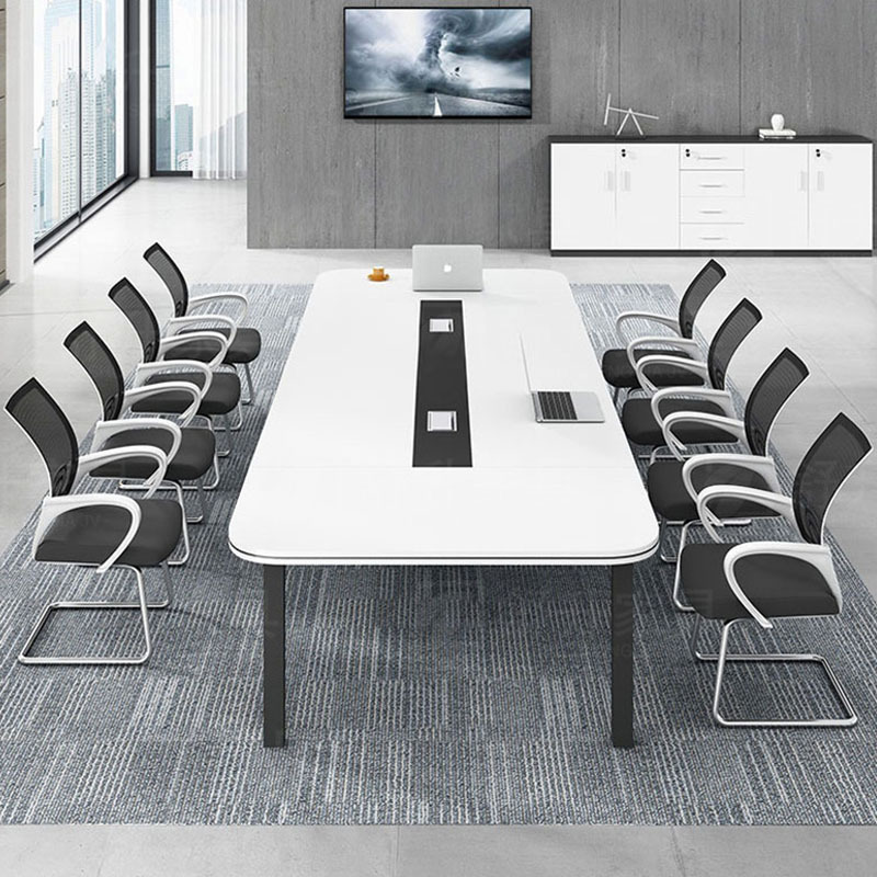 办公会议桌长桌简约现代大小型长条桌员工培训桌接待洽谈桌椅组合
