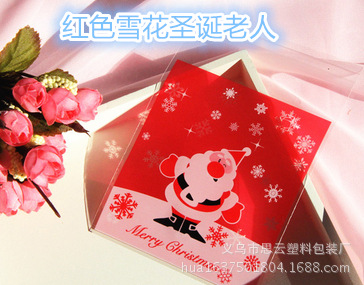 红色雪花圣诞老人_副本