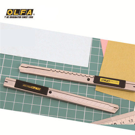 OLFA 日本刀具 SVR-1美工刀裁纸刀贴膜刀金属刀身SVR-2不锈刀身